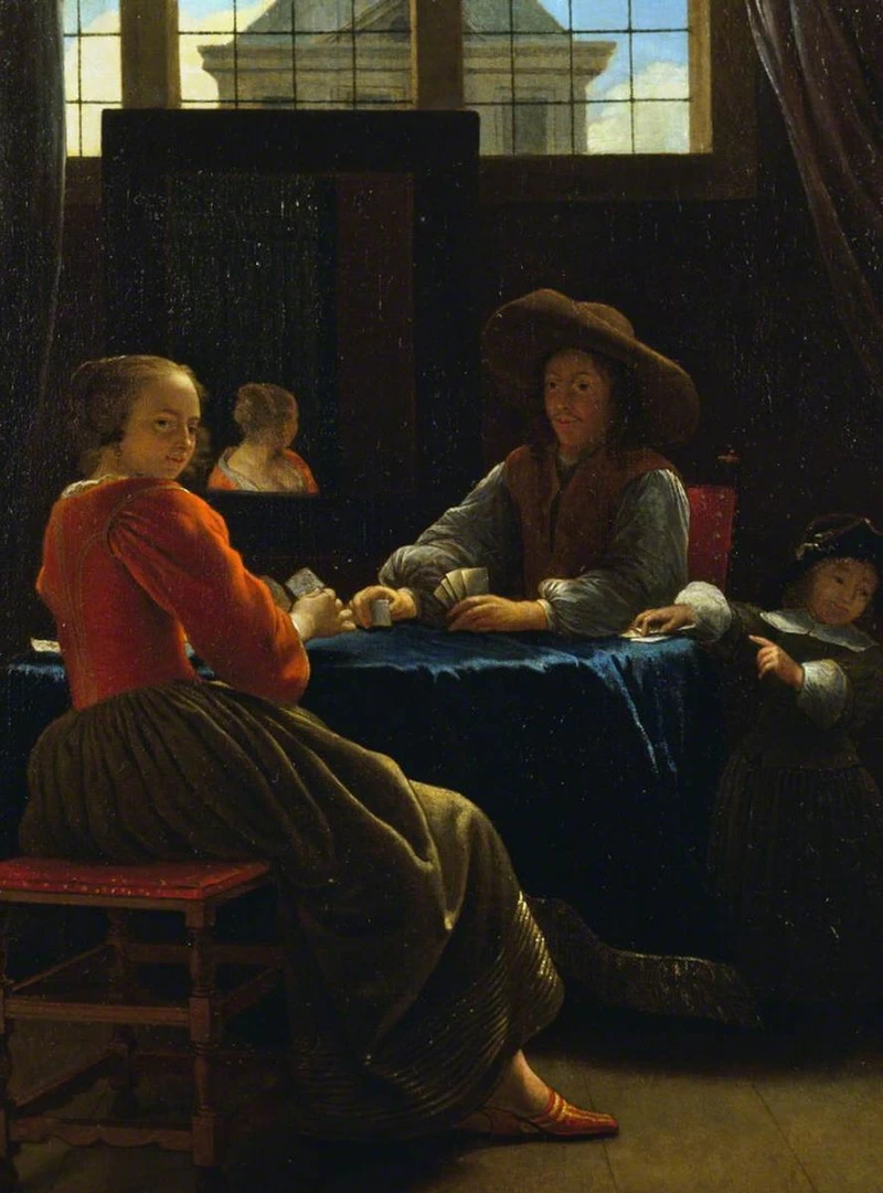 Giocatori di carte in un interno - National Trust